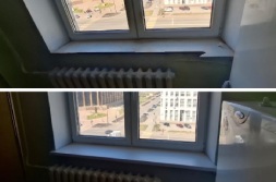 Установка подоконника